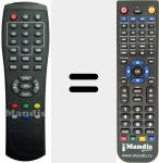 Replacement remote control for 060593 (ver. 2)